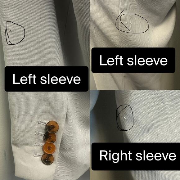 Danielle Bernstein WeWoreWhat Light Gray Oversized Blazer Career Office Siren - Picture 9 of 11